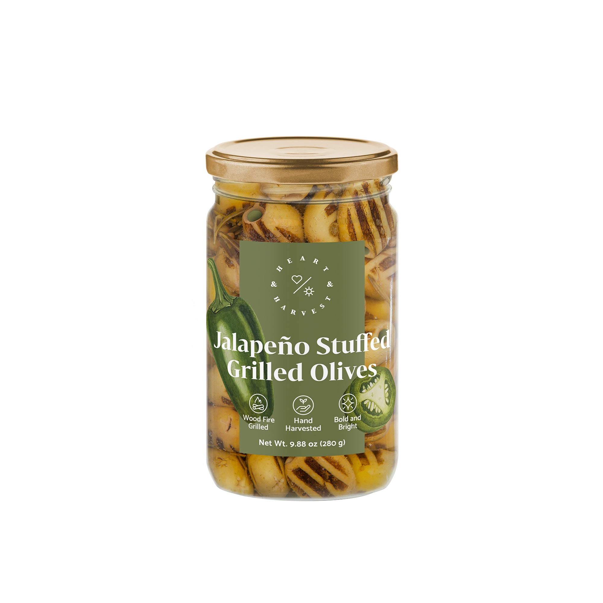 Jalapeno stuffed Olives