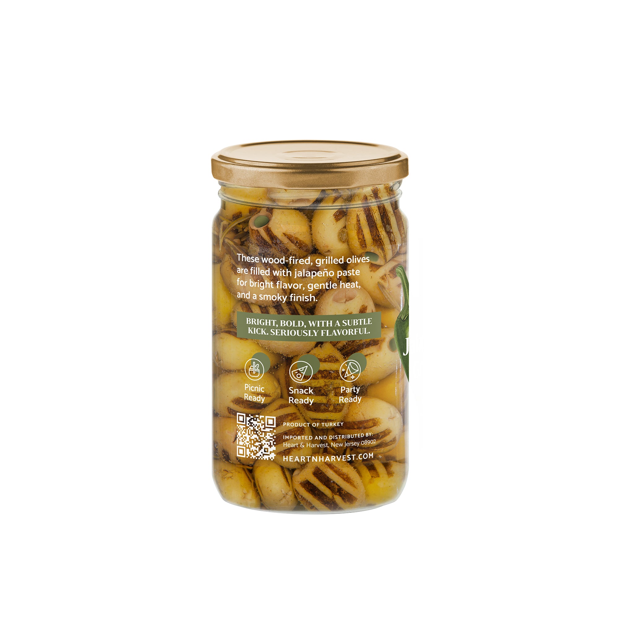 Jalapeno stuffed Olives
