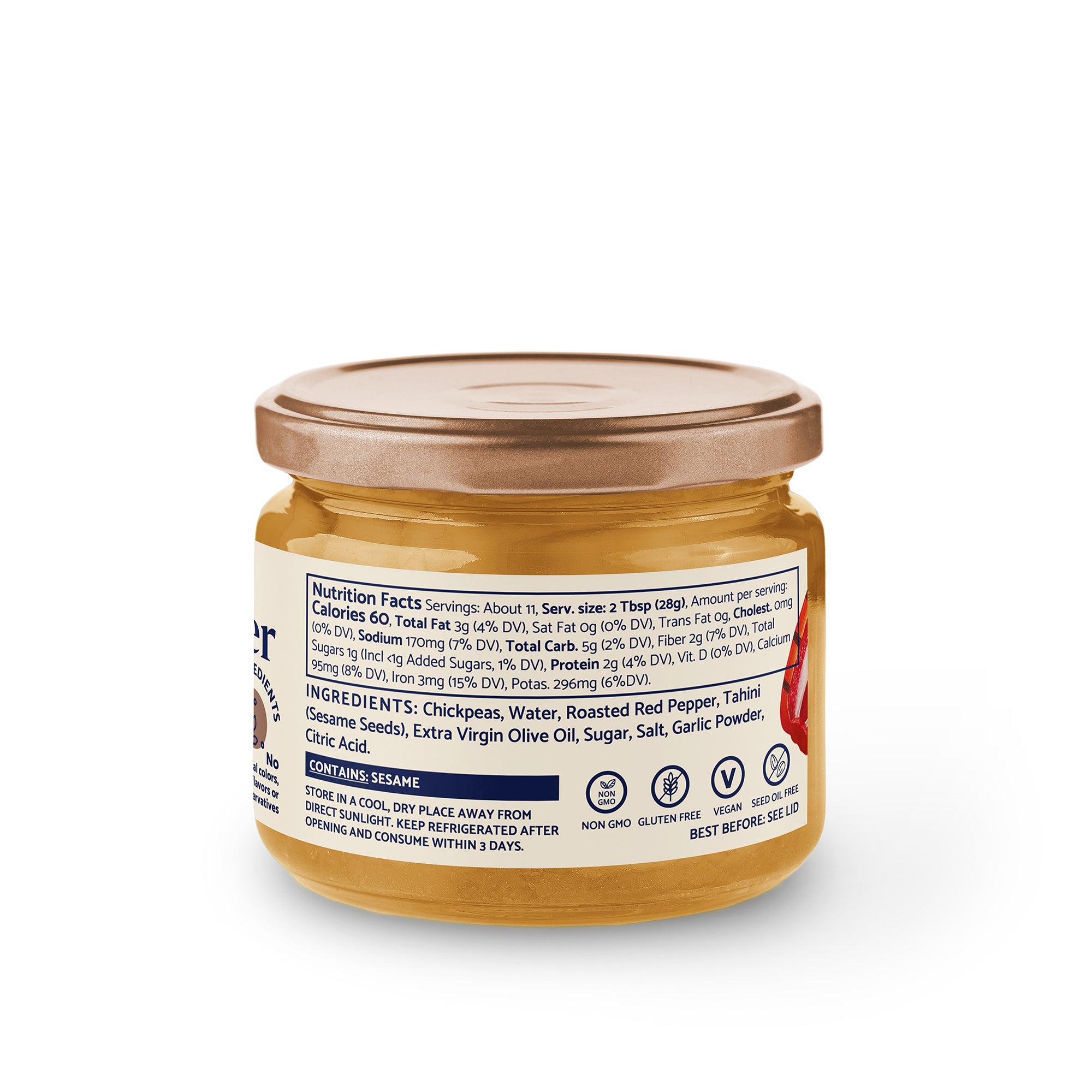 Roasted Red Pepper Hummus